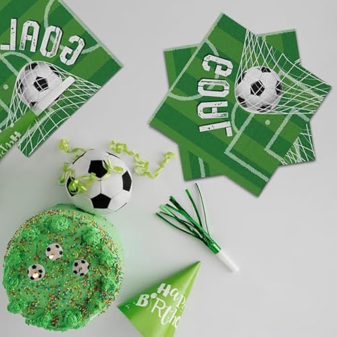 NAPKINS FOOTBALL PARTY 33 X 33 CM PAPER NAPKINS FOOTBALL PARTY NAPKINS - Image 3